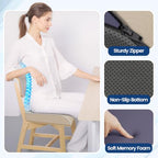 Seat Cushion Chair Pad (Beige / 2X-Large)