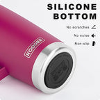Travel Coffee Mug with Lid (fuchsia red-A / 20 Ounces)