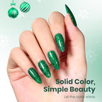 Beetles Green Gel Nail Polish (H - Flakie Green | EverGleam)