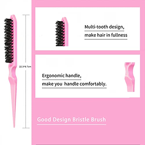Hair Styling Brush Set (Pink-12pcs)