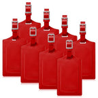 8 Pack Luggage Tags for Suitcases Airplane Travel Essentials (Red Deep)