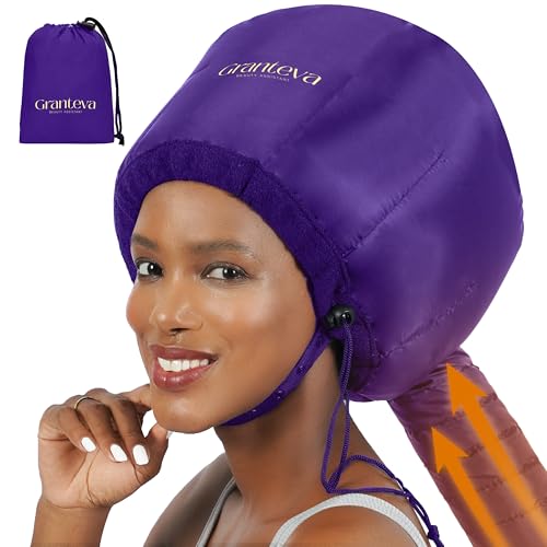 Bonnet Hair Dryer Attachment w (Purple)