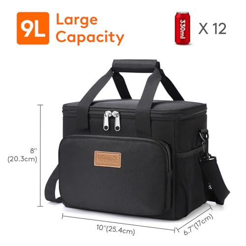 Medium Lunch Bag (Black / Medium(9L))