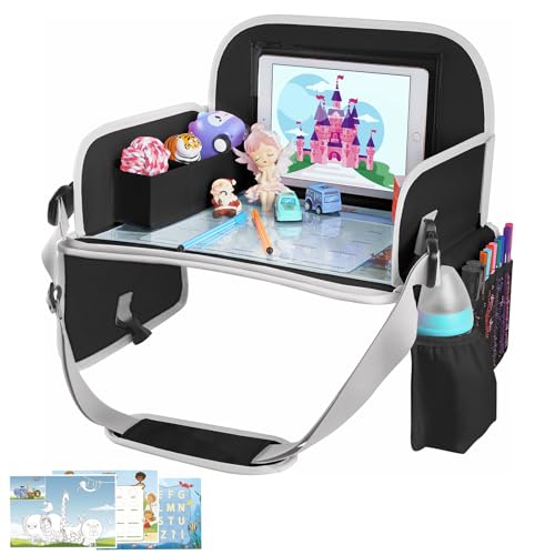 Kids Travel Tray for Car Seat (Zero Black)