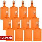 12 Pack Luggage Tags for Suitcases Airplane Travel Essentials (Hot Orange)