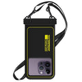 IP68 Waterproof Phone Pouch Floating (Black / Up to 6.8")