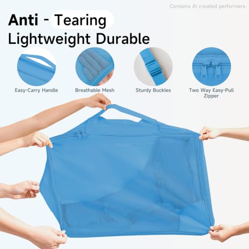 Packing Cubes for Travel (20 Azure Blue)