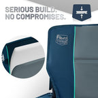 2 Pack Oversized Folding Camping Chair for Adults (Navy-2 Pack)