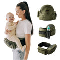 Original Hip Seat Baby Carrier for Babies & Toddlers up to 45 lbs (Olive)