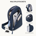 Anti Theft Crossbody Bags Small Crossbody Sling Bag for Women & Men (2-blue)