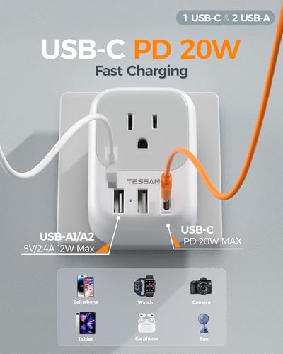 Israel Adapter Plug (White grey-Type H)