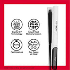 Crystal C + Ceramic Digital Hair Flat Iron (1 inch)