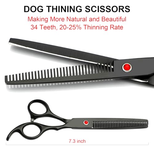 Dog Grooming Kit (Black / 4 Piece)