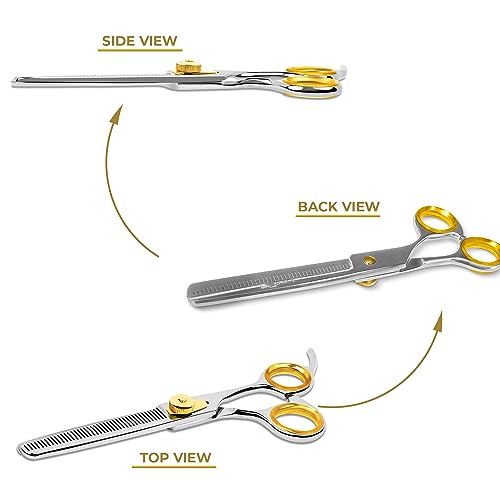 Professional Cat and Dog Grooming Scissors 6.5" 42 (Thinning Scissors / 6.5 Inches)
