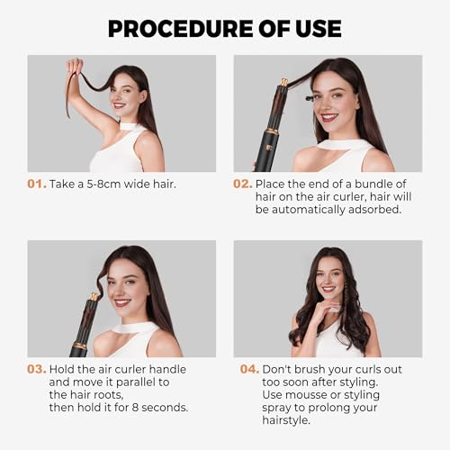 5 in ONE Blow Dryer Brush (Black Gold)