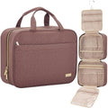 Travel Toiletry Bag for women (Large / Rosewood-Pink)