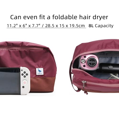 Travel Toiletry Bag For Women (Valkyrie Red / 8L)