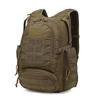 25L Tactical Backpacks Molle Hiking daypacks for Camping Hiking Military Traveling Motorcycle Khaki (6362a-khaki)