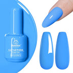 Beetles Blue Gel Polish (D - Creme Blue | Coastal Holiday Bliss)
