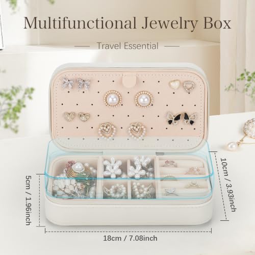 Travel Jewelry Box (Beige)