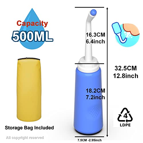 2PCS Portable Bidet (500ml-2pcs【bigger Capacity】)