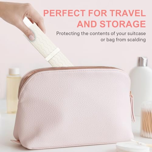 Oversize Silicone Heat Resistant Mat for Hair Tools (Ivory)