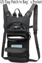Insulated Water Hydration Pack Bag with 3L TPU Bladder Tactical Molle Hydration Backpack for Hiking Cycling Running (Purple Deep)