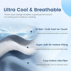 Cooling Blanket for Hot Sleepers King Size (Charcoal Grey / King (108" x 90"))