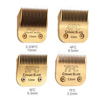 Golden Replacement Blades Compatible with AGC BDC BGC Classic 76 A5 7Pcs (7 PACK)