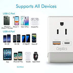 Australia China New Zealand Power Plug Adapter 2 Pack (Off White)