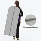 Dress Bags for Gowns Long (Grey / 60''- 2 Pack)