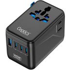 Universal Travel Adapter (Black/Blue)