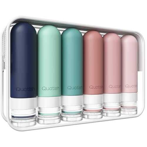 Travel Bottles for Toiletries 6 Pack (Morandi)