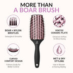 Curved Vented for Blow Drying (Rose Gold / Medium)