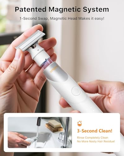 Electric Groin & Body Hair Trimmer (Lite / White)