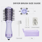 Dual Voltage Hair Dryer Brush 110 (50mm Oval / Purple)