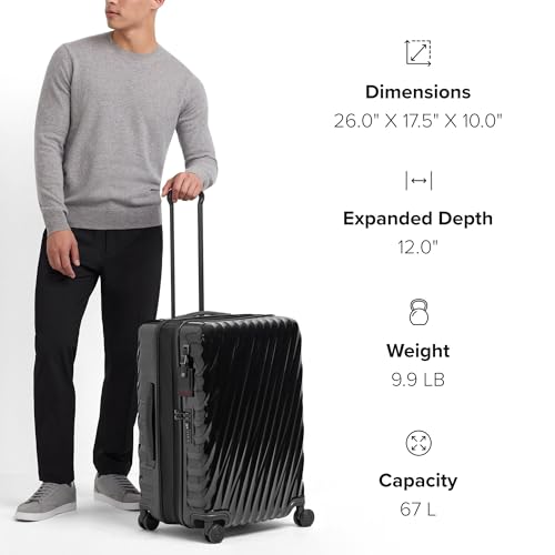 19 Degree Medium Expandable Checked Packing Case (Black)