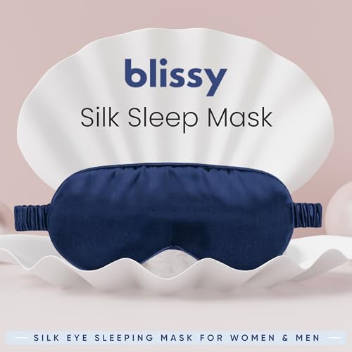 Silk Sleep Mask (Blue)