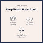 Silk Eye Mask Luxury Silk Comfort (Celestial Blue)