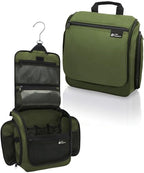 D&D Wanderlust Hanging Travel Toiletry Bag for Women & Men (1 Pack Green Large)