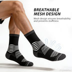 Crew Compression Socks for Women Men with Ankle Arch Support Plantar Fasciitis Relief 6 Pairs (X-Large / Pink+purple+blue+black+white+grey(6 Pairs))