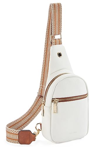 Crossbody Bags for Women PU Leather Cross Body Sling Bag for Woman Birthday Gifts for Women (2-beige Brown)