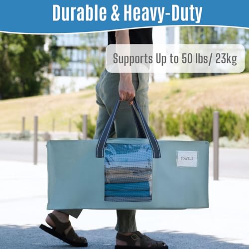Heavy Duty Moving Bags (Light Blue Matte / 2 Pack)