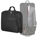 Carry On Garment Bags for Travel with Shoe Compartment 42'' Suit Travel Bags for Men Heavy duty Fabric Luggage Hanging Bag for Clothes Suit Carrier with Shoulder Strap for Business Trips