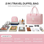 Letter Weekender Bags for Womens (91-Pink E / Large)