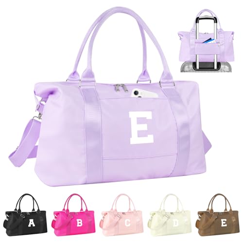 Dance Gym Duffel Bag Gifts for Girls Teen (Purple / E)