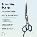 Professional Hair Cutting Scissors (Silver / HornElite Series)