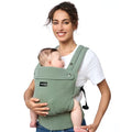Baby Carrier with Natural Cotton Linen (Sage Green)