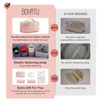 Travel Makeup Bag Cosmetic Bags for Women (G-3-Pink)