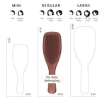 Chrome Ultimate Detangler Brush (Chocolate Bronze / Full Size)